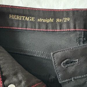 Talbots Black Straight Leg Jeans